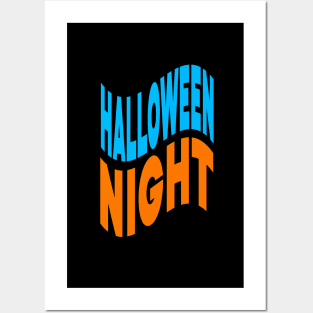 Halloween night Posters and Art